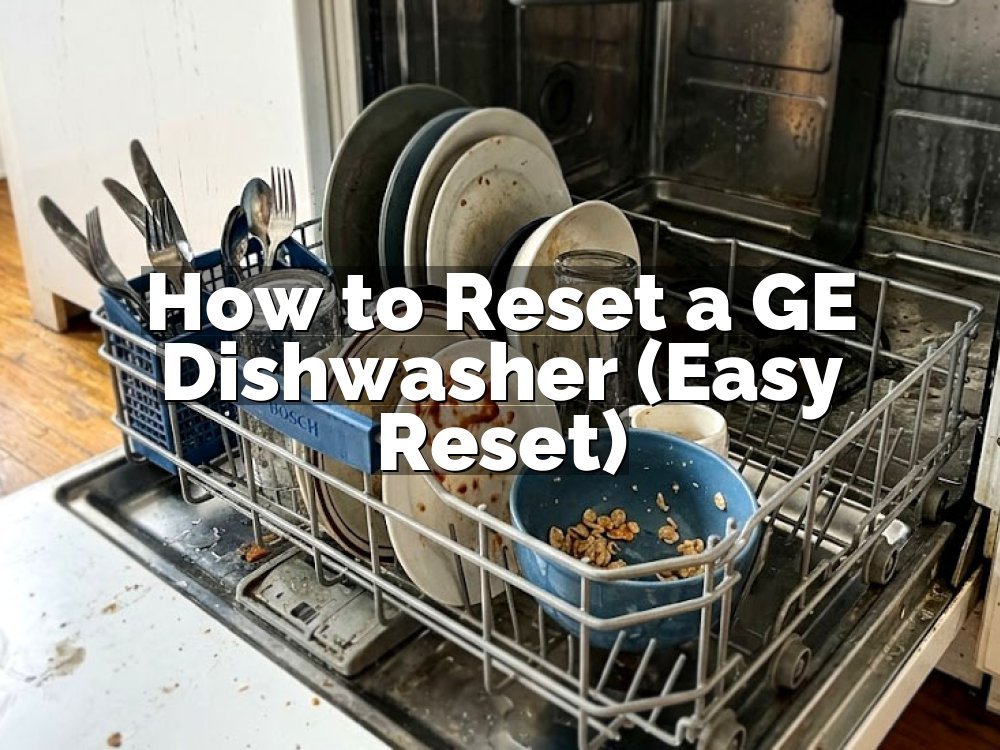 How to Reset a GE Dishwasher (Easy Reset)