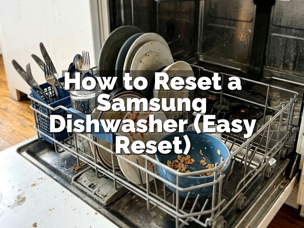 How to Reset a Samsung Dishwasher (Easy Reset)