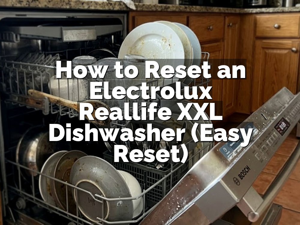 How to Reset an Electrolux Reallife XXL Dishwasher (Easy Reset)