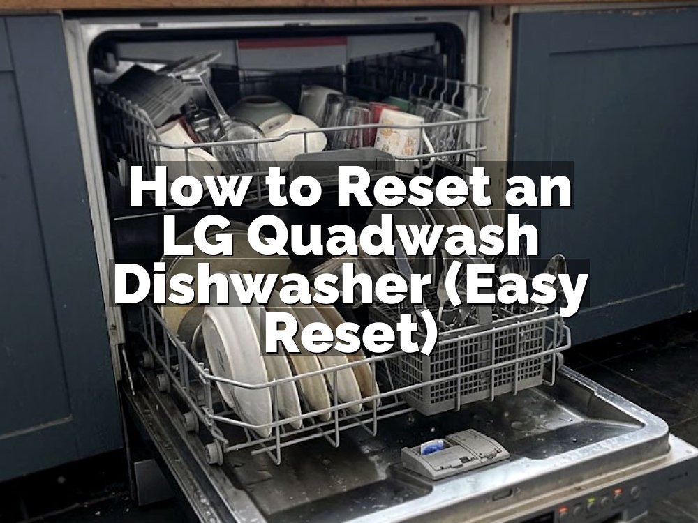 How to Reset an LG Quadwash Dishwasher (Easy Reset)