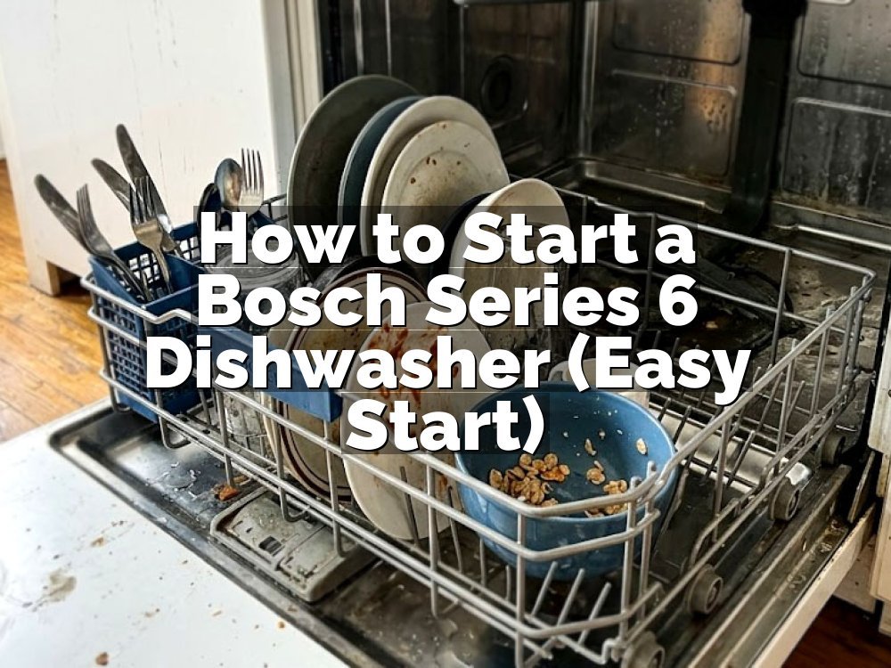 How to Start a Bosch Series 6 Dishwasher (Easy Start)