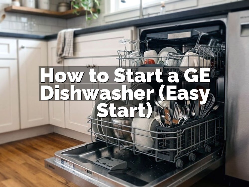 How to Start a GE Dishwasher (Easy Start)