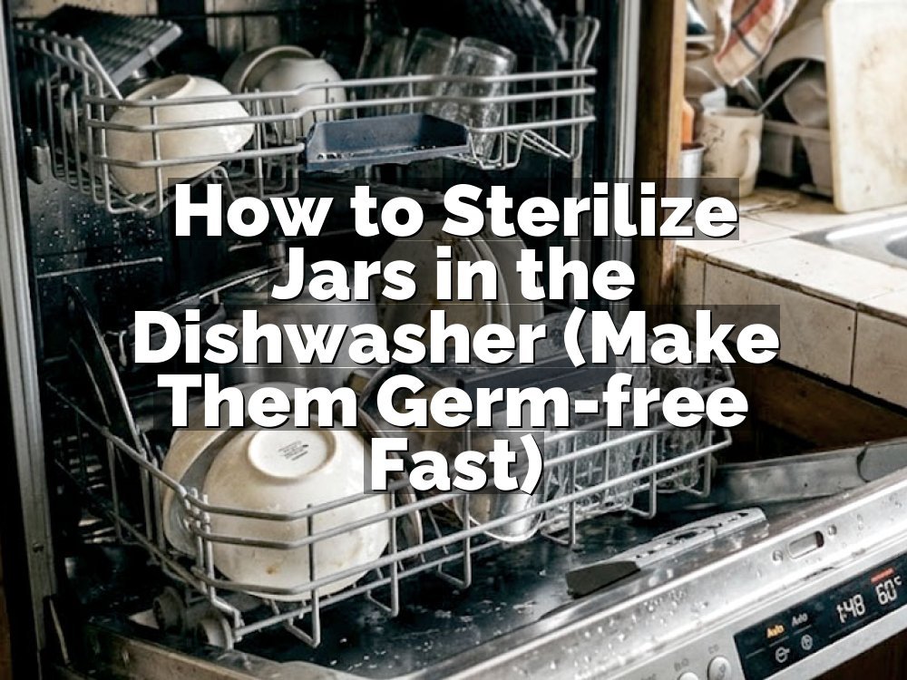 How to Sterilize Jars in the Dishwasher (Make Them Germ-free Fast)