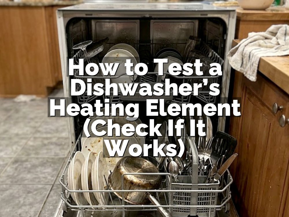 How to Test a Dishwasher’s Heating Element (Check If It Works)