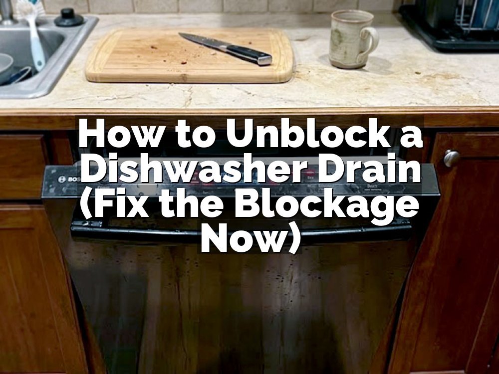 How to Unblock a Dishwasher Drain (Fix the Blockage Now)