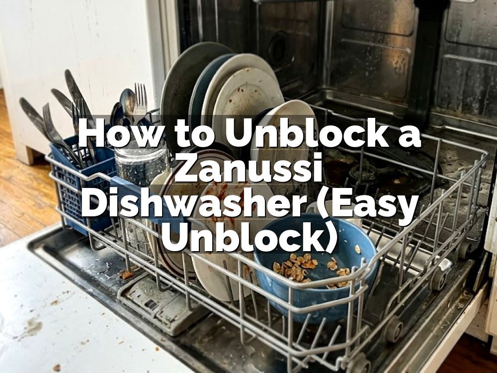 How to Unblock a Zanussi Dishwasher (Easy Unblock)