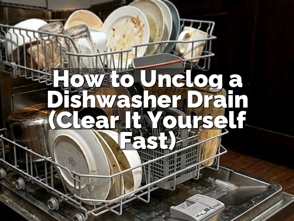 How to Unclog a Dishwasher Drain (Clear It Yourself Fast)