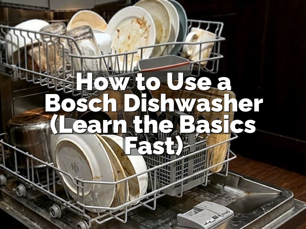 How to Use a Bosch Dishwasher (Learn the Basics Fast)