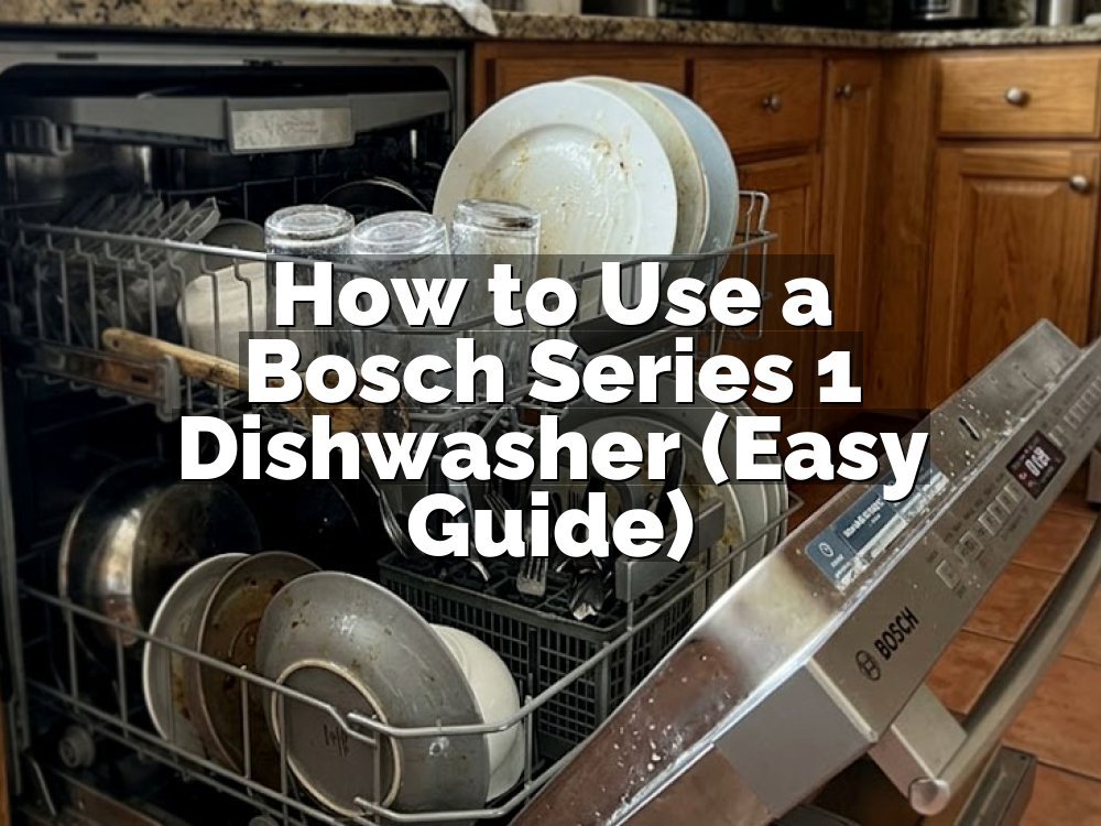 How to Use a Bosch Series 1 Dishwasher (Easy Guide)