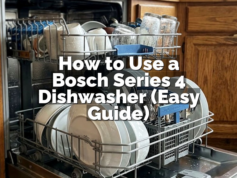 How to Use a Bosch Series 4 Dishwasher (Easy Guide)