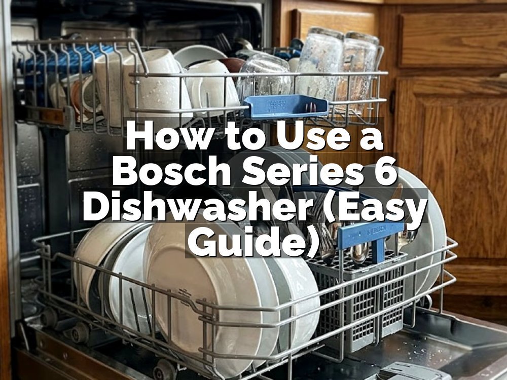How to Use a Bosch Series 6 Dishwasher (Easy Guide)