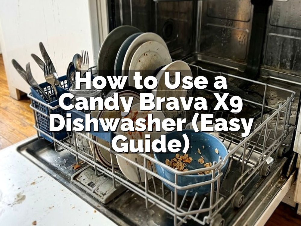 How to Use a Candy Brava X9 Dishwasher (Easy Guide)