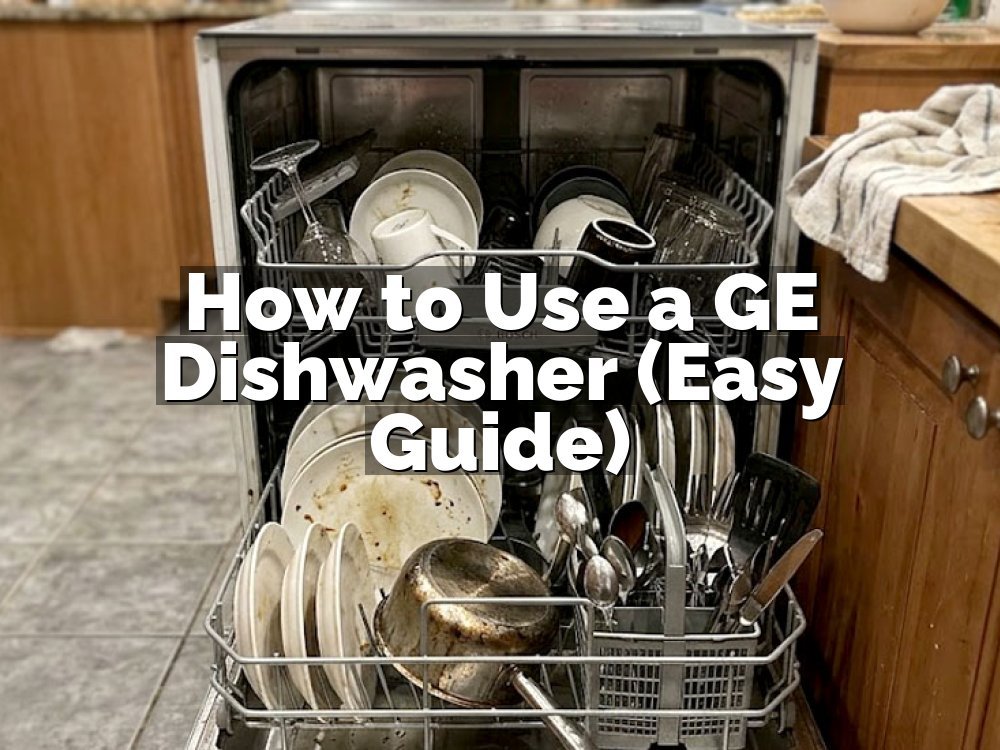 How to Use a GE Dishwasher (Easy Guide)
