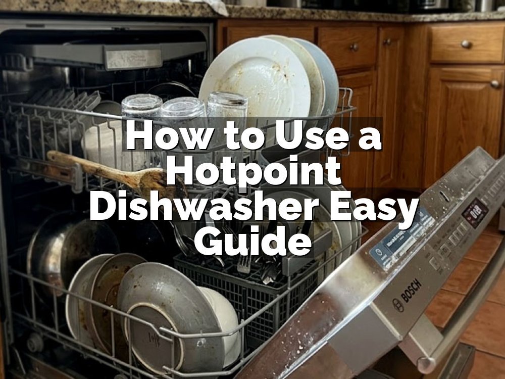 How to Use a Hotpoint Dishwasher Easy Guide