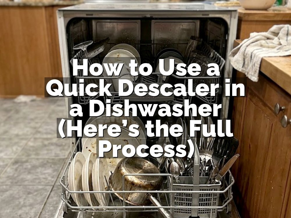 How to Use a Quick Descaler in a Dishwasher (Here’s the Full Process)