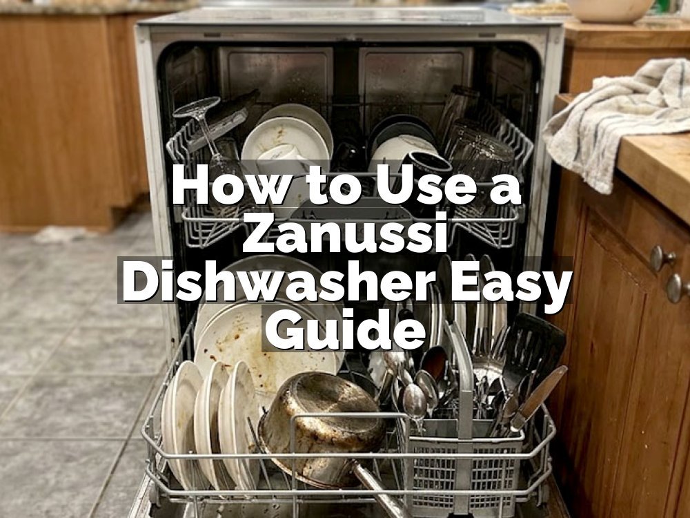 How to Use a Zanussi Dishwasher Easy Guide