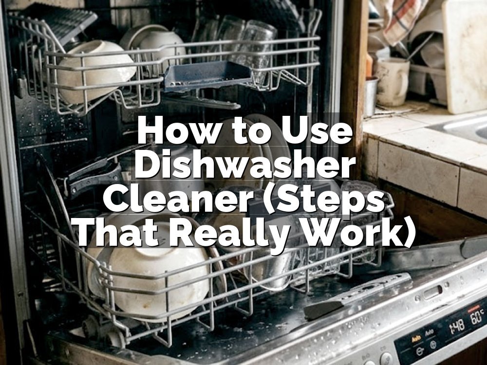 How to Use Dishwasher Cleaner (Steps That Really Work)
