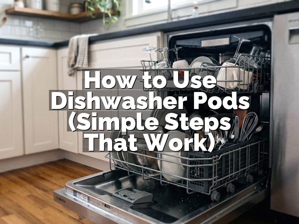 How to Use Dishwasher Pods (Simple Steps That Work)