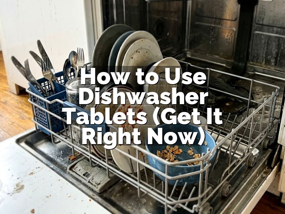 How to Use Dishwasher Tablets (Get It Right Now)