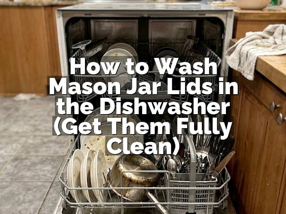 How to Wash Mason Jar Lids in the Dishwasher (Get Them Fully Clean)