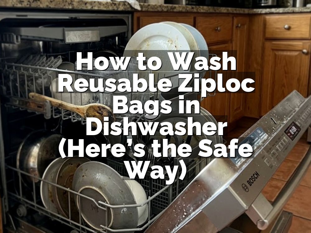 How to Wash Reusable Ziploc Bags in Dishwasher (Here’s the Safe Way)