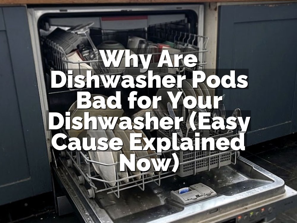 Why Are Dishwasher Pods Bad for Your Dishwasher (Easy Cause Explained Now)