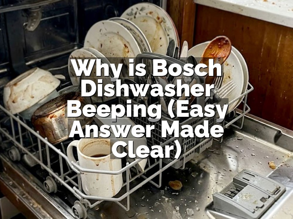 Why is Bosch Dishwasher Beeping (Easy Answer Made Clear)