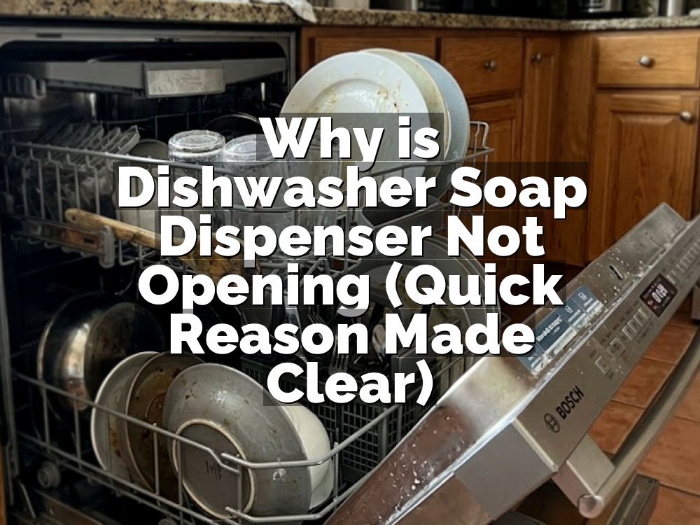 Why is Dishwasher Soap Dispenser Not Opening (Quick Reason Made Clear)