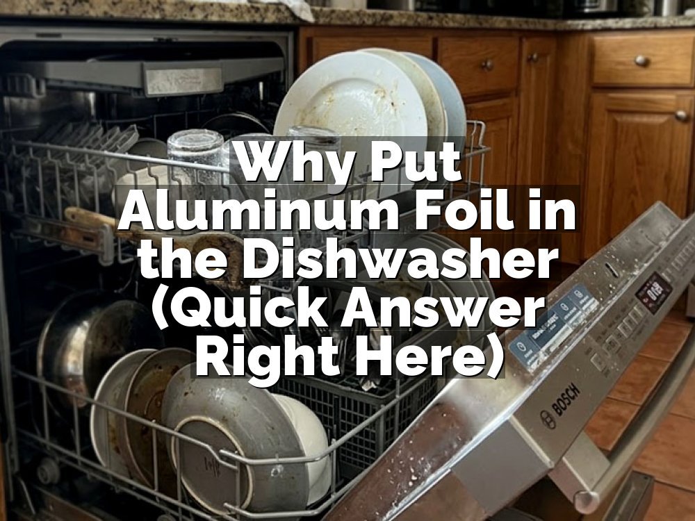 Why Put Aluminum Foil in the Dishwasher (Quick Answer Right Here)
