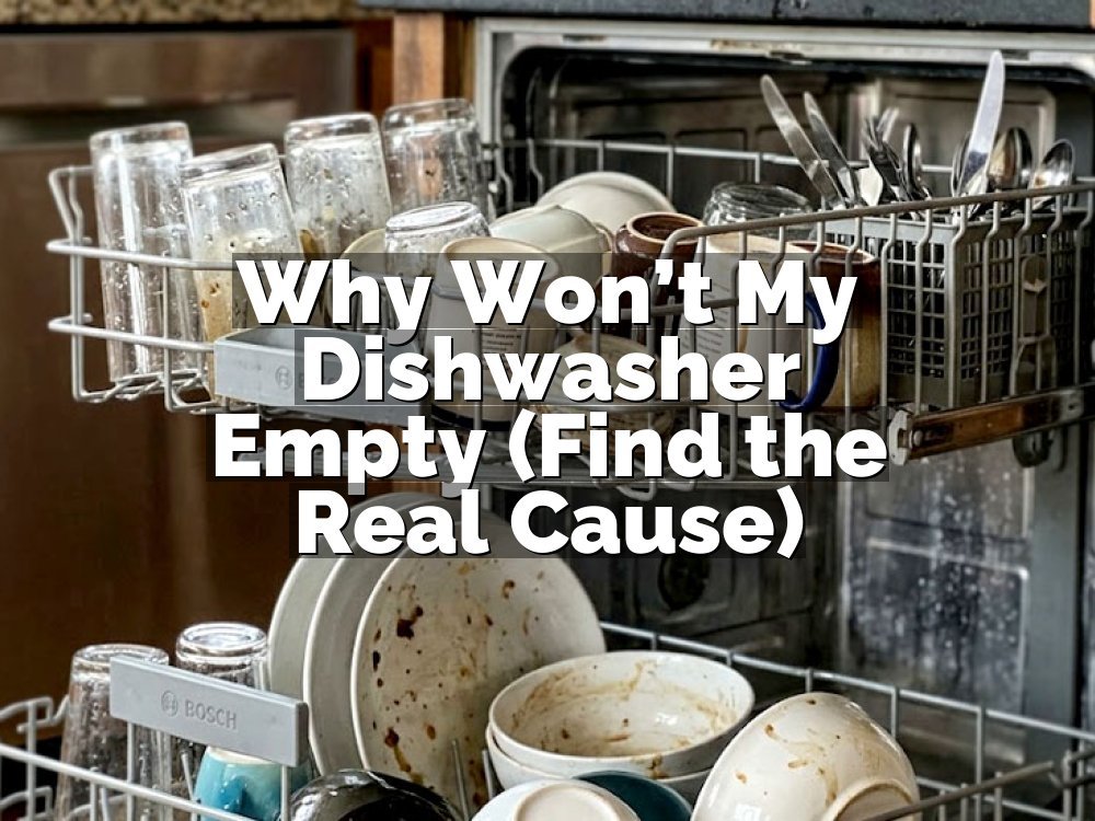 Why Won’t My Dishwasher Empty (Find the Real Cause)
